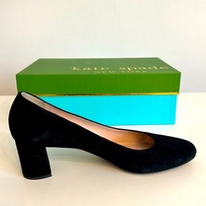 KATE SPADE ♠️ SUEDE  BLACK ‘DOLORES’ SHOES
